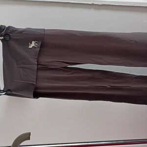 Womens Grey Bell Bottom Pants